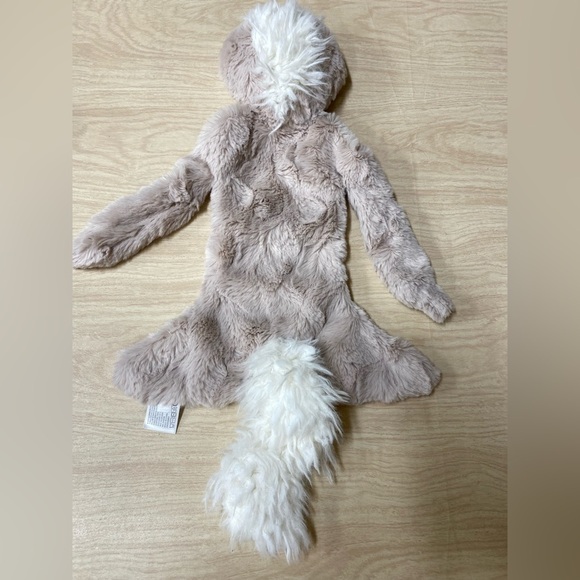 Slumberkins Dusty Pink Unicorn Snuggler Flat Plush Lovey Baby Security Blanket - Picture 4 of 6